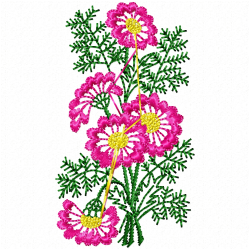 Flowers And Tree Embroidery Design 3 Flowers And Tree Embroidery Design 3